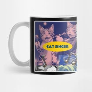 Cat Singer Mug